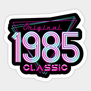 Born In 1985 Throwback Birthday Sticker